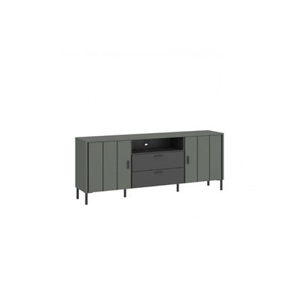 Chest Drawers RTV 2D2S- Grey-Green Anthracite