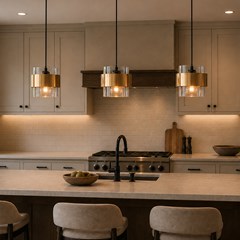 Midnight Brass Pendant 3 Lights