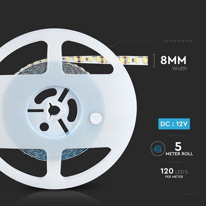 5M LED Strip 20W/M 12V IP20 3000K