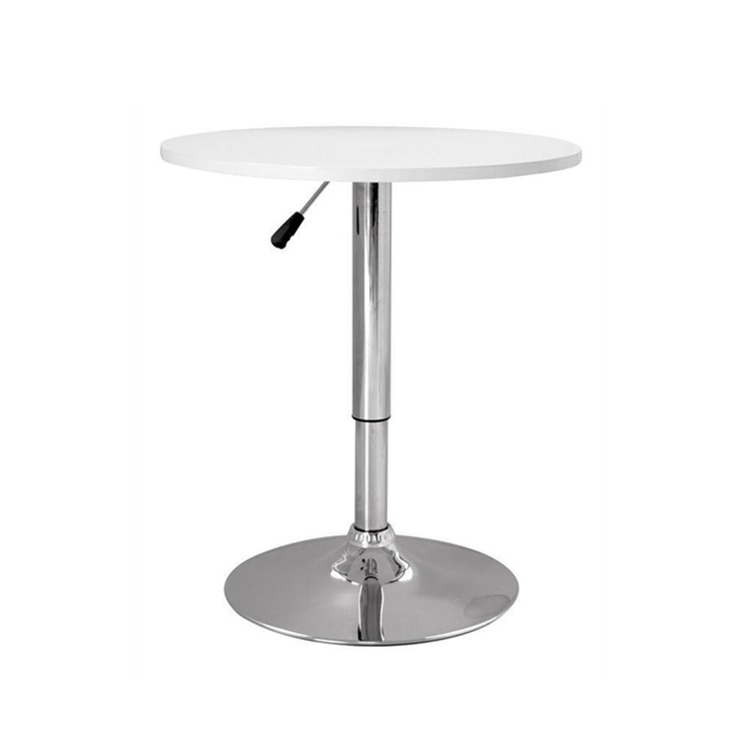 Hydraulic Bar Table - White