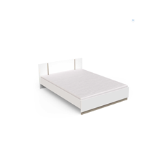 Bedroom Set 140x200 – Matt White & Kronberg Oak