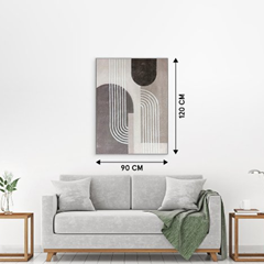 Grey Arches V1 Acrylic Painting 90X120 cm