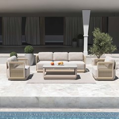 Garden Sofa Set Of 4 - Champagne