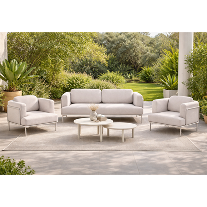 Aluminium Outdoor Set – Sunproof Beige