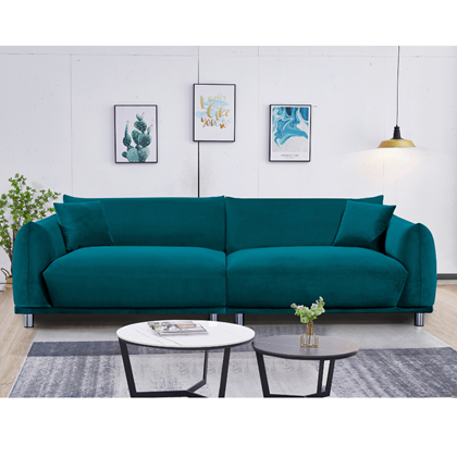 3 seater sofa with metal legs