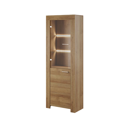 Showcase Cabinet – Riviera Oak