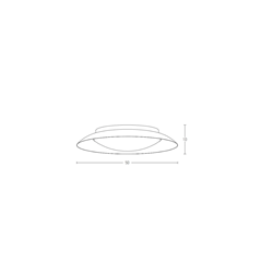 Ceiling Light – Black & Copper
