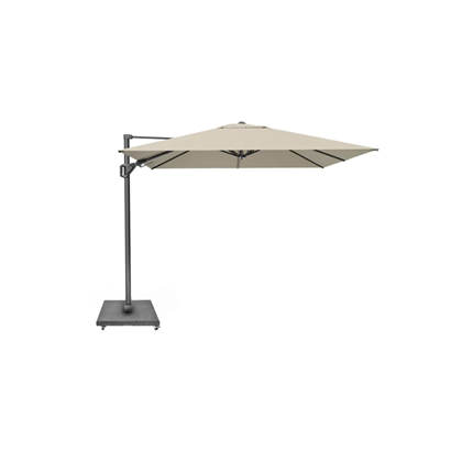 Set T¹ Premium Parasol 400x300 - Anthracite Champagne & Base 120kg - Black Granite
