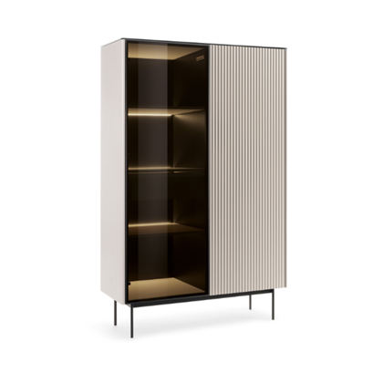 Showcase Cabinet with LED – Cashmere