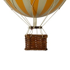 Vintage Balloon Model Travels Light Orange Ivory