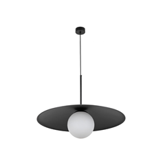 Pendant Lamp Slate Black Glass