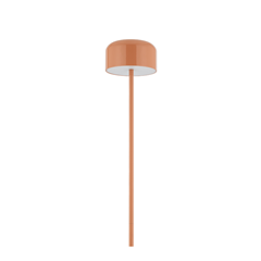 Noa Salmon LED Floor Lamp – Salmon & White