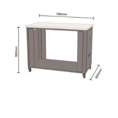 Outdoor Kitchen Table Top in Stainless 115