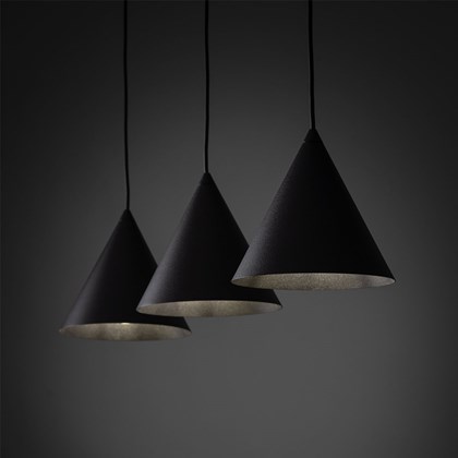 Cone Black hanging  Lamp 3