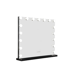 Led Makeup  Mirror 80X60cm - Black