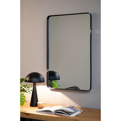 Wall Mirror Black Rectangle Frame