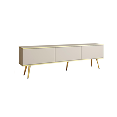 TV Unit with Gold Legs 175 – Beige