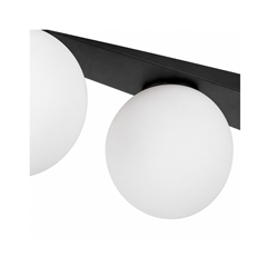 Mini Black Ceiling Lamp – 3-Light