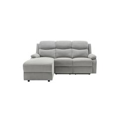 Left Recliner Corner Sofa - Grey
