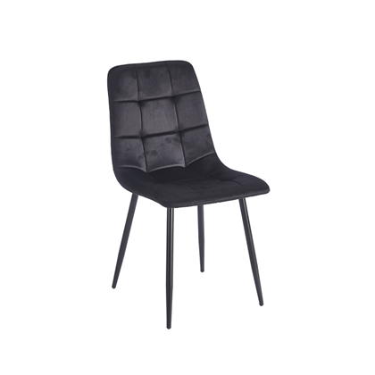 Dining Chair – Metal Legs - Black