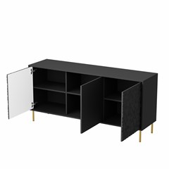 Sideboard Chest KM-1 - Black & Gold