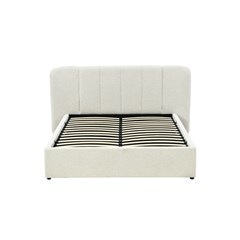 Upholstered Bed 160x200 – Light Grey