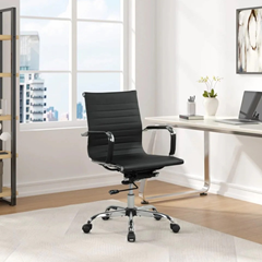 Adjustable Office Chair – Black – Assembled
