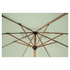 Natural - Mint Outdoor Parasol 3M W-Tilt