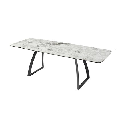 Grey Dining  Table Extendable