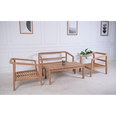 Sofa Set of 4 with Cushions