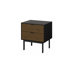 Disc Soma Nightstand 2 Drawers Espresso