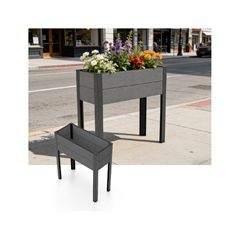 Outdoor Flower Bed – Dark Grey