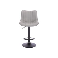 Barstool Grey Black Matt Metal