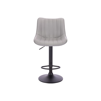 Barstool Grey Black Matt Metal