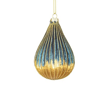 Modish Blue Gold Ornament