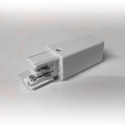 Power Connector for 4 Wire Track White