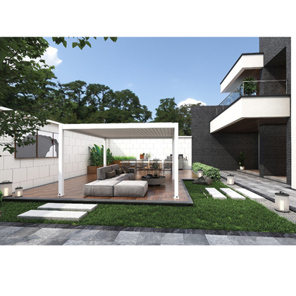 Manual Pergola 3x3x2.5M – Sandy White