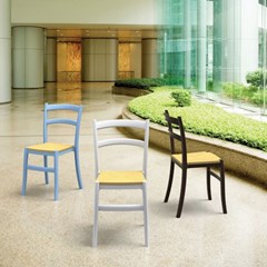 White Stackable Garden & Indoor Chair