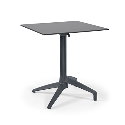 Anthracite Table   74H 80X80