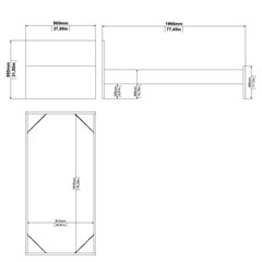 Naia Bed 90X190 - Jackson Hickory