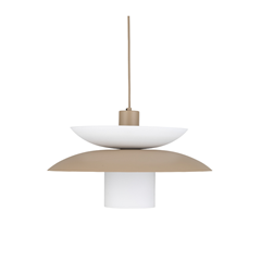 Verado Knowing Hanging Lamp – White & Beige