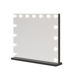 LED Makeup Mirror 60x50cm - Black