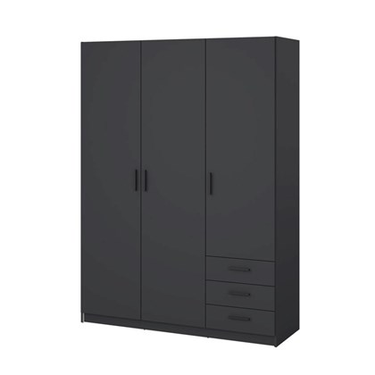 Sprint Wardrobe with 3 doors & 3  drawers