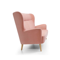 3-Seater Sofa – Pink