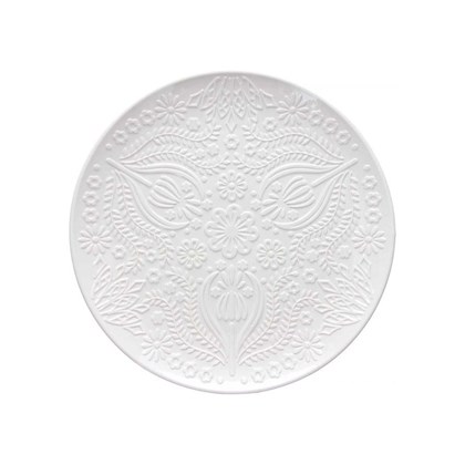 Round Plate Cm 30 Copenhagen Porcelain White