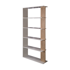 Book Shelf White & Wood