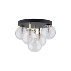 Black and Gold Ceiling Lamp 5L