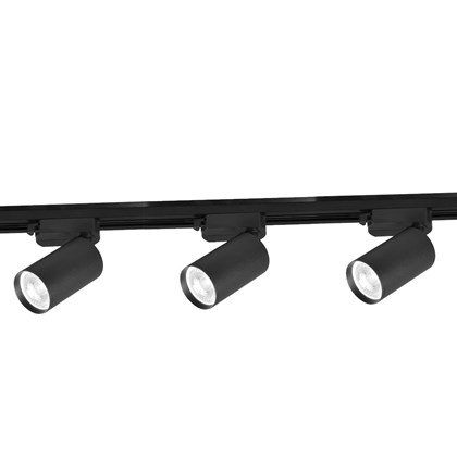 Complete Set of 1 Meter Track With 3 Spotlights Black