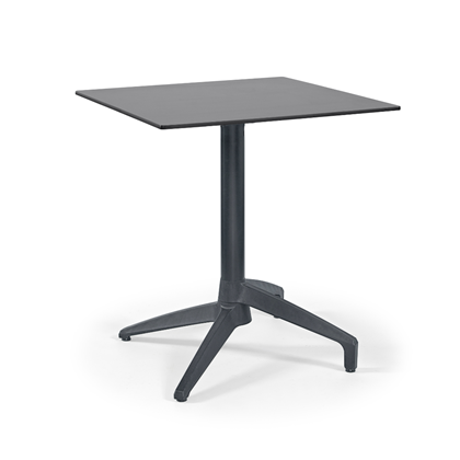 Fixed Anthracite Table 74H 80X80