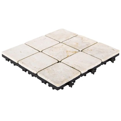 Natural Travertine Stone Decking Tile - Beige